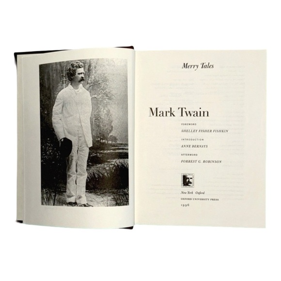 Merry Tales. Oxford U Press, First Edition by Mark Twain. Hardcover. 288 Pages‍ - Picture 3 of 6